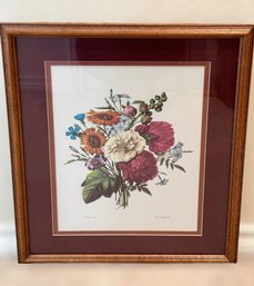 Gorgeous Vintage P. Oudart 1829 Lithe De Englemann Print In A Custom Frame