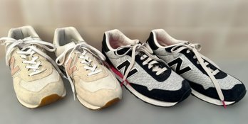 Set Of New Balance Sneakers In Beige And Pink. Lot Of 2