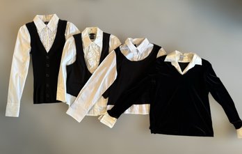 Charming Collection Of Womans Business Casual Tops With Knitted Vests, Featuring I.N.C, Tiramisu And Notations