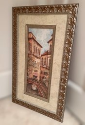Stunning Venetian Art Print In A Gorgeous Custom Frame
