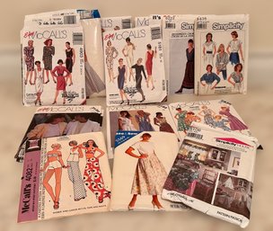Lovely Collection Of Sewing Patterns And Fabric
