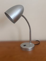 Modern Chrome Goose Neck Lamp