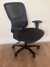 Adjustable Ergonomic Black Office Chair.
