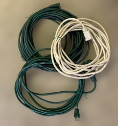 Assortment Of Utility Extension Cords - Lot Of 3