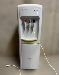 Sunbeam Water Cooler And Heater With A Built In Mini Fridge