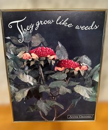 Anne Geddes 'they Grow Like Weeds' Print Wall Art