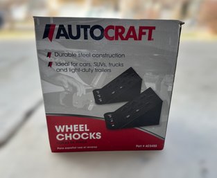 Autocraft Durable Steel Wheel Chocks