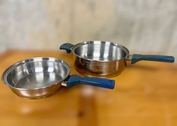 Fantastic Set Of Aircore Stainless Steele  Frying Pans