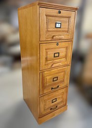 4 Drawer Solid Wood Filling Cabinet