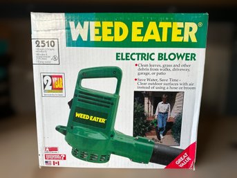 Weed Eater Electric Blower With Gutter Attachment