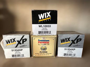 Collection Of Engine Oil Filters - Lot Of 3