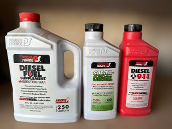 911 Winter Rescue Formula, Fuel Tank Cleaner, And Diesel Fuel Supplement Cetane Boost