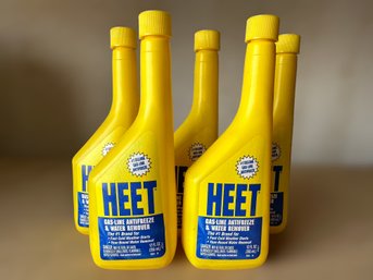 Heet Gas Line Anti Freeze And Water Remover - Lot Of 5