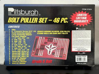 Pittsburgh Bolt Puller Set 46 Piece