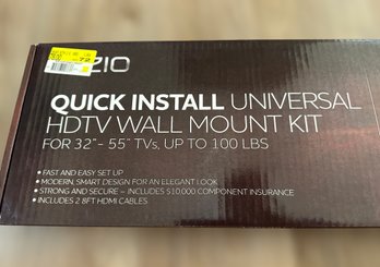 Vizio, Quick Install Universal Wall Mount Kit For TV's 32' To 55'