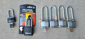 Master Lock Magnum And Master Lock Padlocks - Lot Of 6