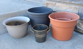 Assortment Of Flower Garden Pots