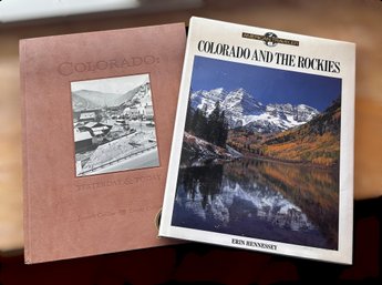 Colorado And The Rockies Hard Cover Book And Colorado Yesterday And Today Hardcover Book