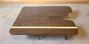 Vintage Wooden Sewing Table With Ruler