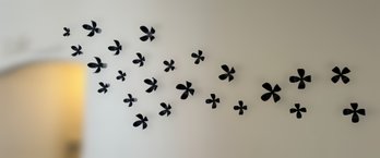 Modern Black Umbra 3d Wallflowers - Lot Of 24