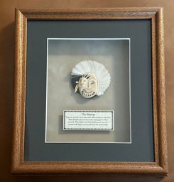 Sculpted Alaskan Shaman Wall Art In A Custom Frame