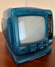 Vintage Jwin Blue Translucent Personal Television