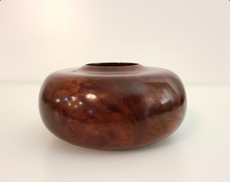 2010 Red Gum Eucalyptus Wood Bowl #3-4