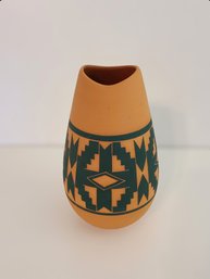 Authentic Signed Sioux Pottery Vase