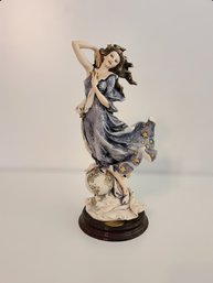 Stunning Hand Crafted 'Celeste' Figurine Of The Year 2000 By Giuseppe Armani Florence