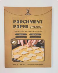 Hiware Natural Wood Pulp Parchment Paper Sheets For Half Sheet Pans