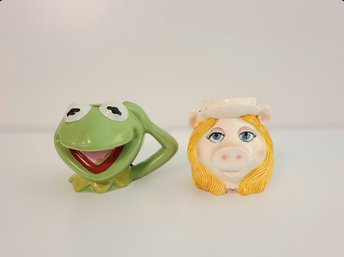 The Muppets Kermit And Miss Piggy Mugs