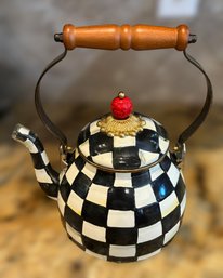 MacKenzie Child's Courtly Check Tea Kettle