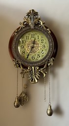 Vintage Yinghui Pendulum Wall Clock