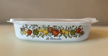 Corning Ware Casserole Dish Spice Of Life Le Romarin With Lid