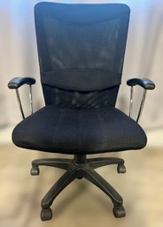 Modern Black Tall Office Chair With Adjustable Heights