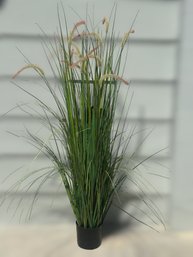 Wonderful Decorative Faux Fountain Grass Plant