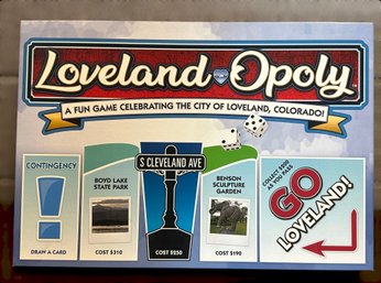 Loveland-Opoly Celebrating The Loveland City In Colorado Board Game