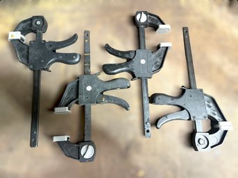 Assortment Of Ratchet Bar Clamps- Lot Of 4