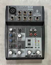 Behringer XENYX 502 Premium 5 Input 2-bus Mixer With Mic Pre Amp (Cords Not Included)