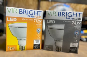 ViriBright 75W Par38 Flood Lights In Warm White And Cool White