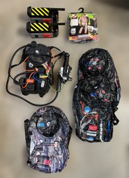 Ghostbusters Complete Costume Collection Featuring  The Ghostbusters Supreme Backpack  And Ghost Traps