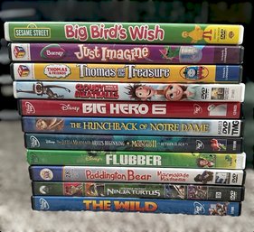 Family Friendly Entertaining DVD Collection  - Lot Of 11 DVD's