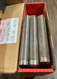 Large Collection Of Hilti Zinc Platesd Threaded Inserts HLS RN 5/8' X 6' 5/8'  - Lot Of 3 Boxes