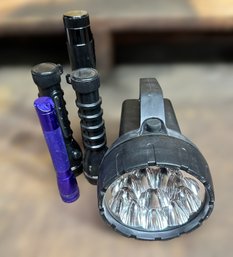 Impressive Assortment Of Flashlights - Lot Of 5