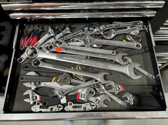 Large Assortment Of Fixed And Adjustable Wrenches