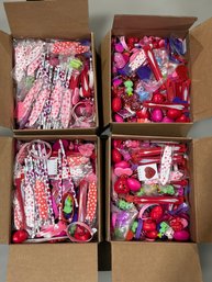 Impressive Collection Of Valentine Party Favors- Lot Of 4 Boxes