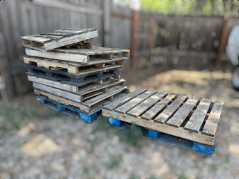 Wood Pallets - Lot Of 9 Pallets