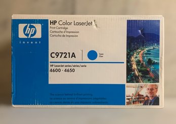 HP Color LaserJet Print Cartridge C9721A In Cyon