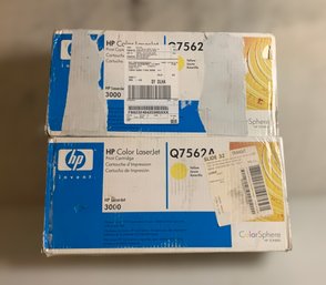 HP LaserJet Print Cartridge Q756 2A Yellow HP Laserjet 3000 - Lot Of 2