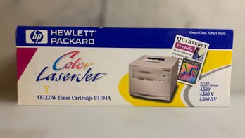 Hewlett Packard Color Laser Jet Yellow Toner Cartridge  C4194A